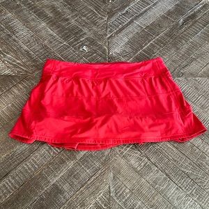 Red Lululemon Skirt
